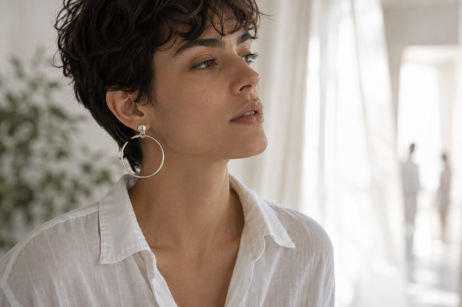 Aros de Argolla con Clip · Dorado o Plateado - Imagen 7