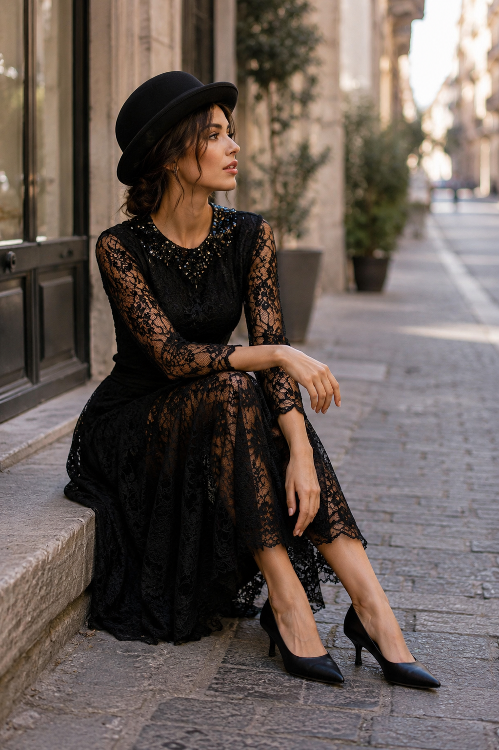 🎩 Sombrero Bombín Paula Unisex - Imagen 2