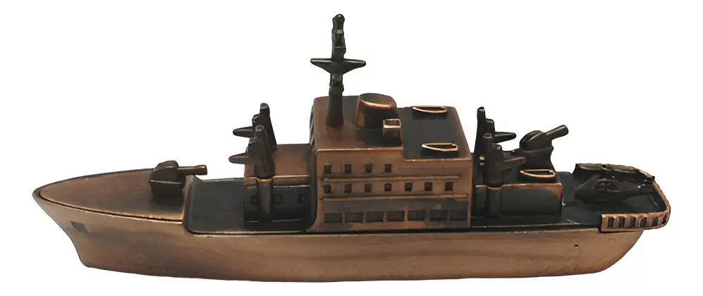 ⚓ Miniatura Naval Coleccionable en Metal · Sacapuntas Die-Cast 123 - Imagen 3