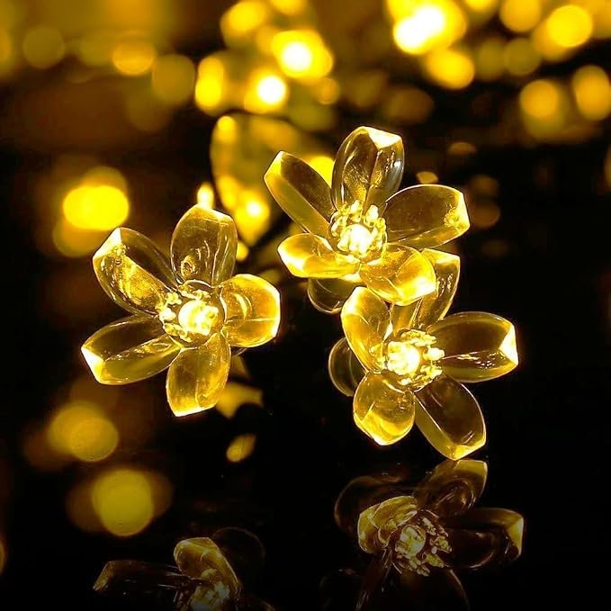 🌸 Guirnalda Solar Flores de Luz · 30 LED - Imagen 3