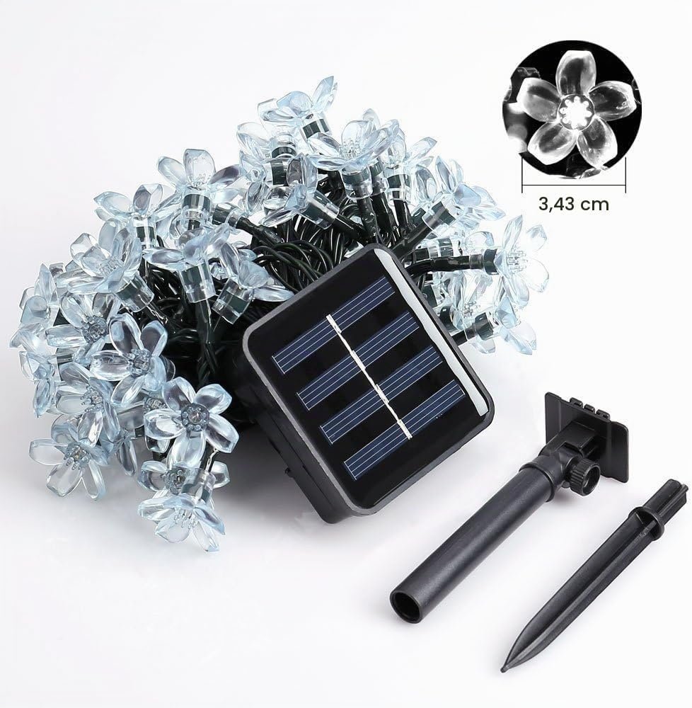 🌸 Guirnalda Solar Flores de Luz · 30 LED - Imagen 8