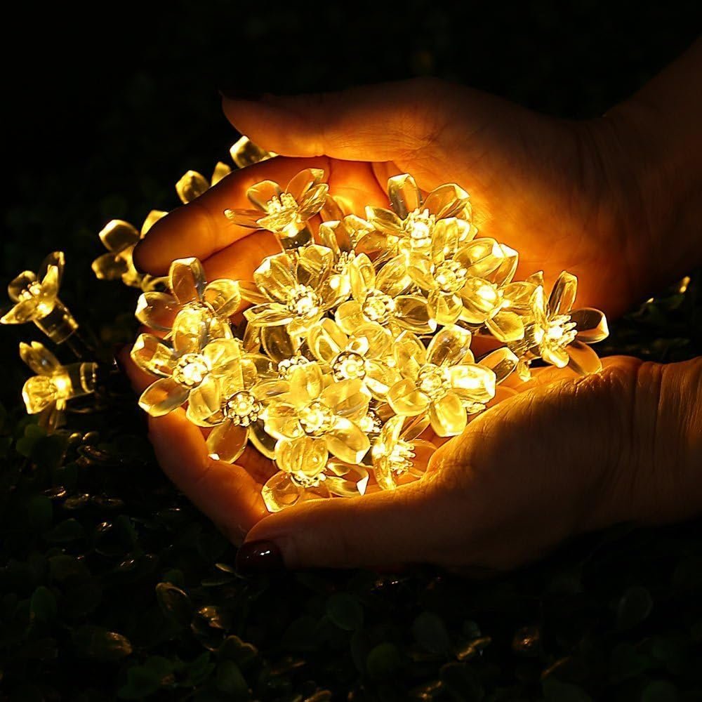 🌸 Guirnalda Solar Flores de Luz · 30 LED - Imagen 4