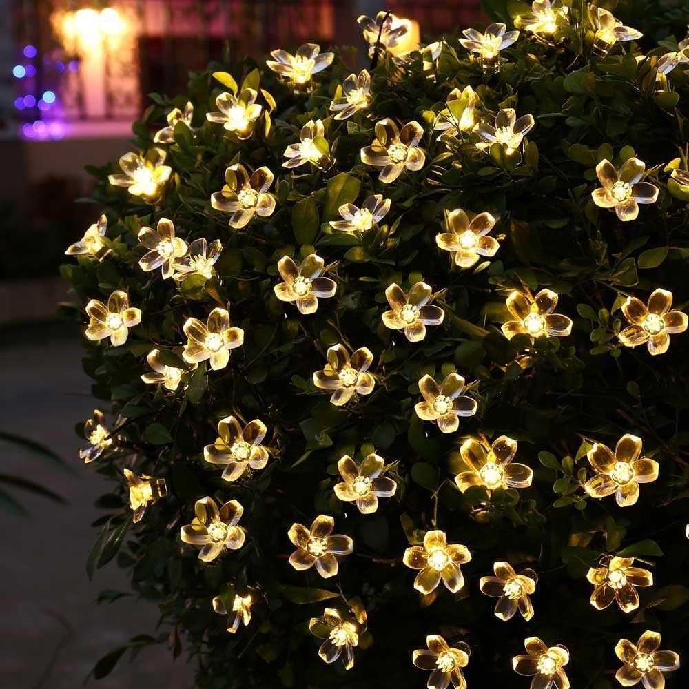 🌸 Guirnalda Solar Flores de Luz · 30 LED - Imagen 9