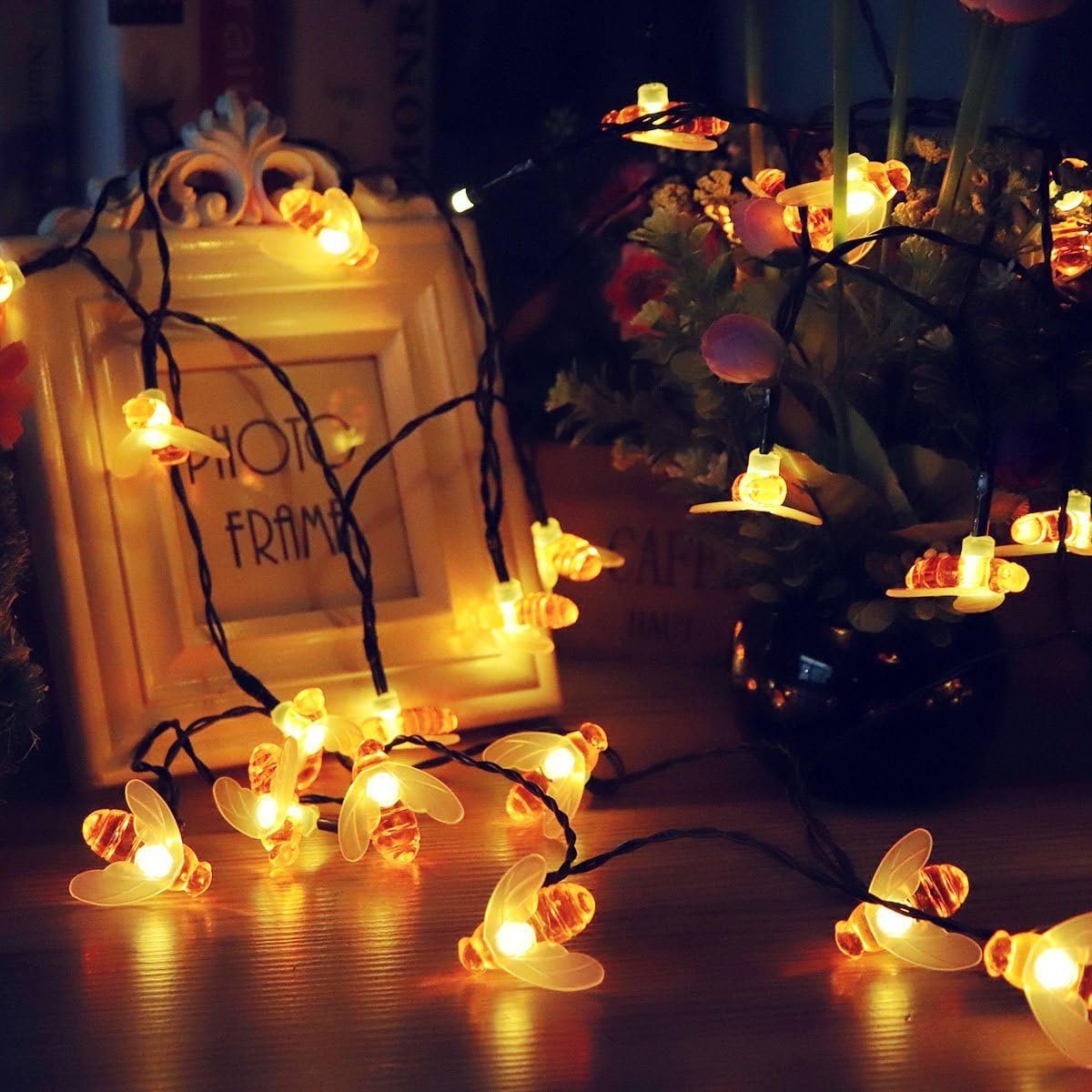 🐝✨ Guirnalda Solar de Abejitas · Un Jardín con Magia - Imagen 2