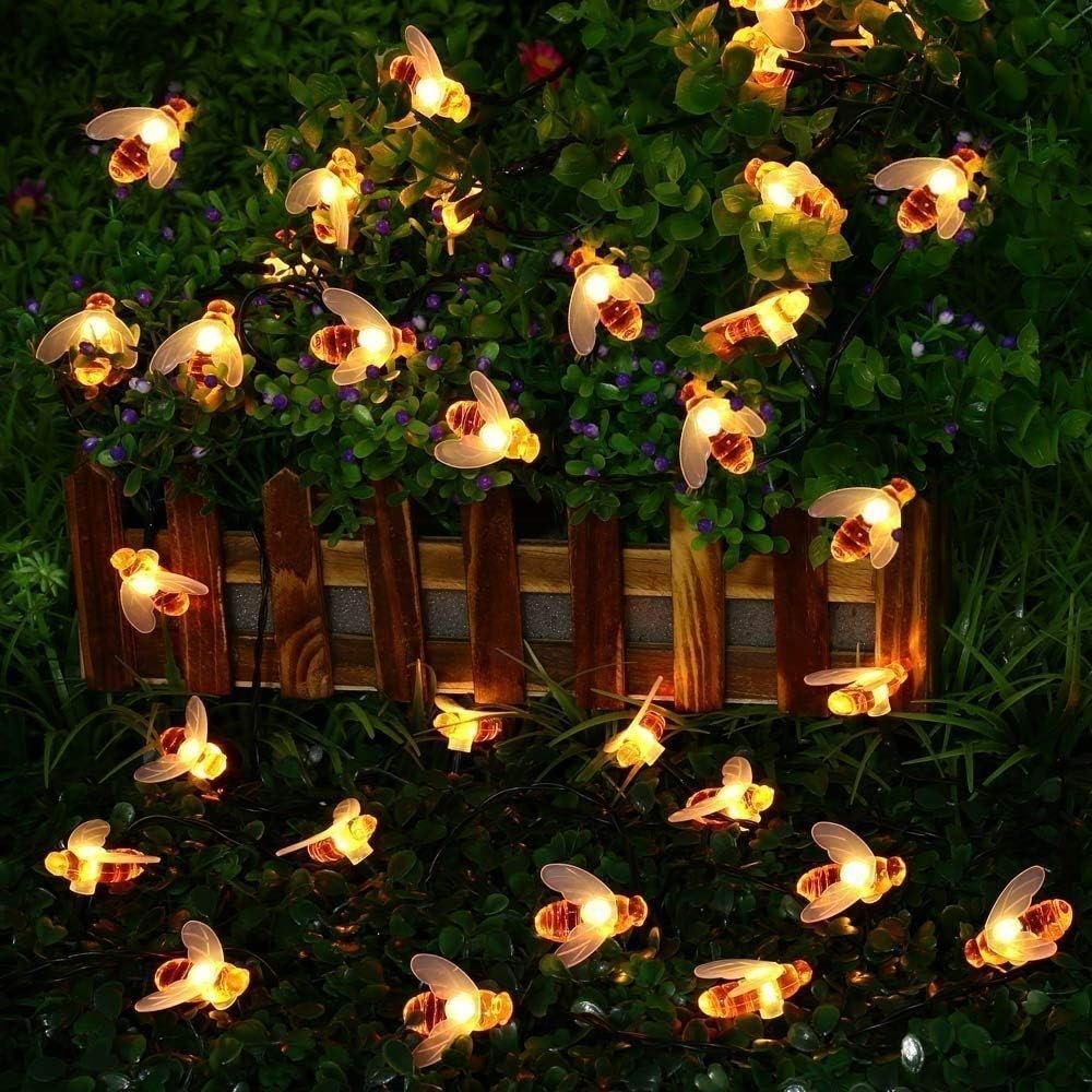 🐝✨ Guirnalda Solar de Abejitas · Un Jardín con Magia - Imagen 4