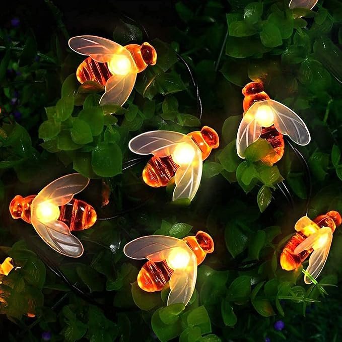 🐝✨ Guirnalda Solar de Abejitas · Un Jardín con Magia - Imagen 7