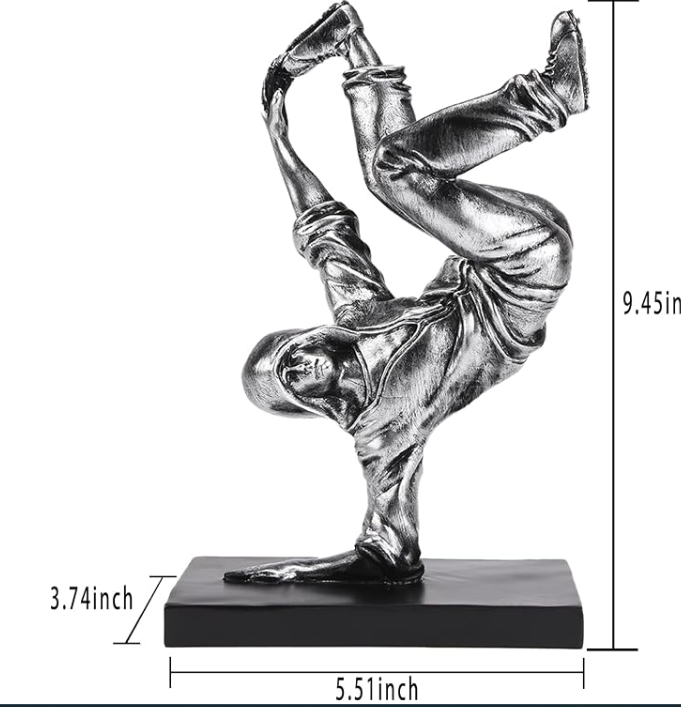 💃 Break — El Instante Antes de Caer | Escultura de Bailarín - Imagen 4