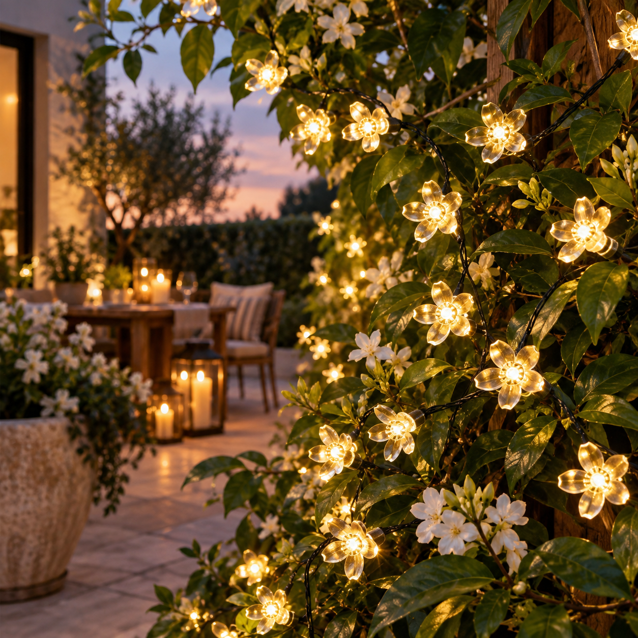 🌸 Guirnalda Solar Flores de Luz · 30 LED - Imagen 10