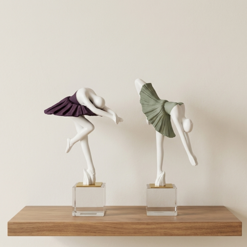 🩰 Confiar — Bailarina en Equilibrio | Escultura Figurativa - Imagen 2