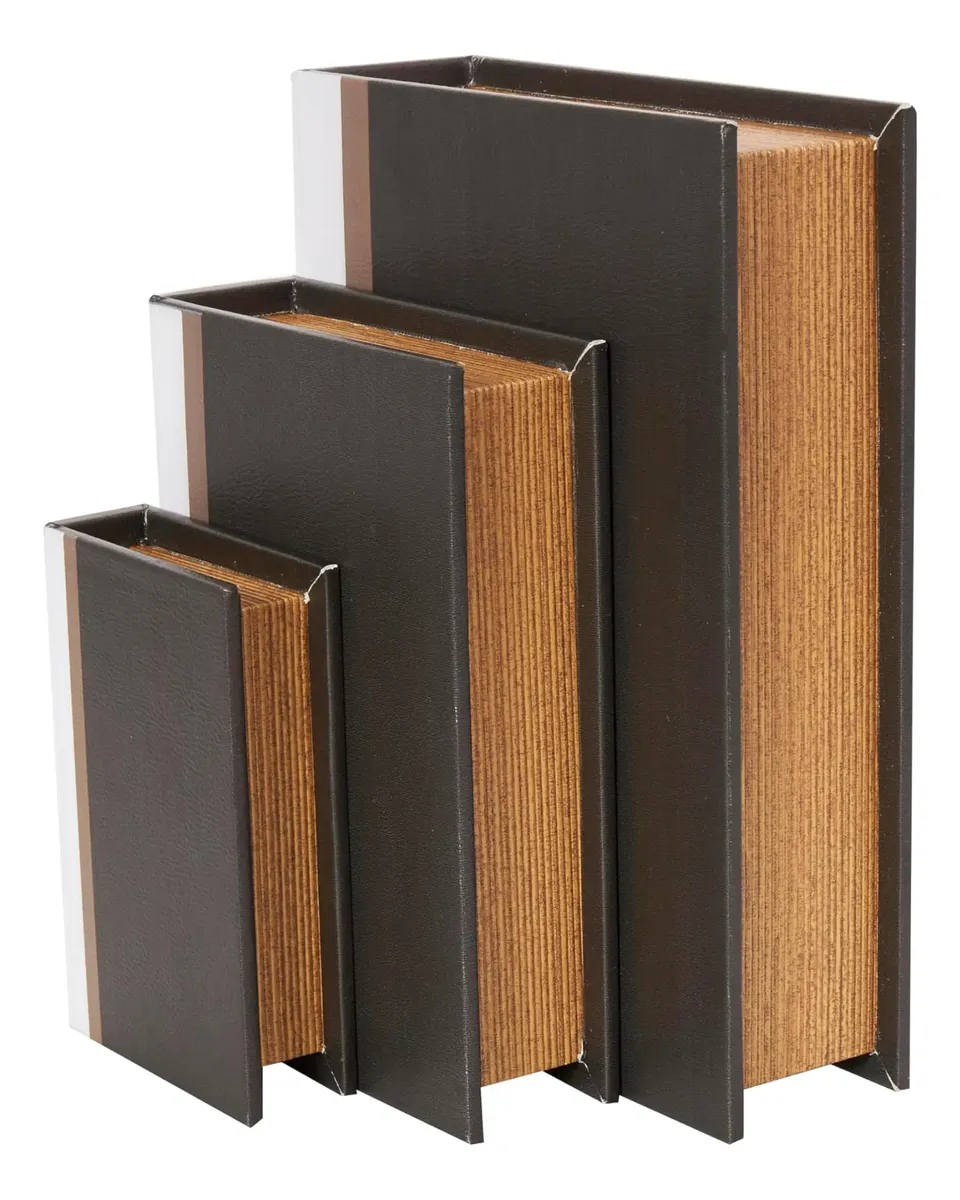 📚 TRAVEL STORIES · Set de 3 Cajas Libro Decorativas · París, Londres & Nueva York - Imagen 6