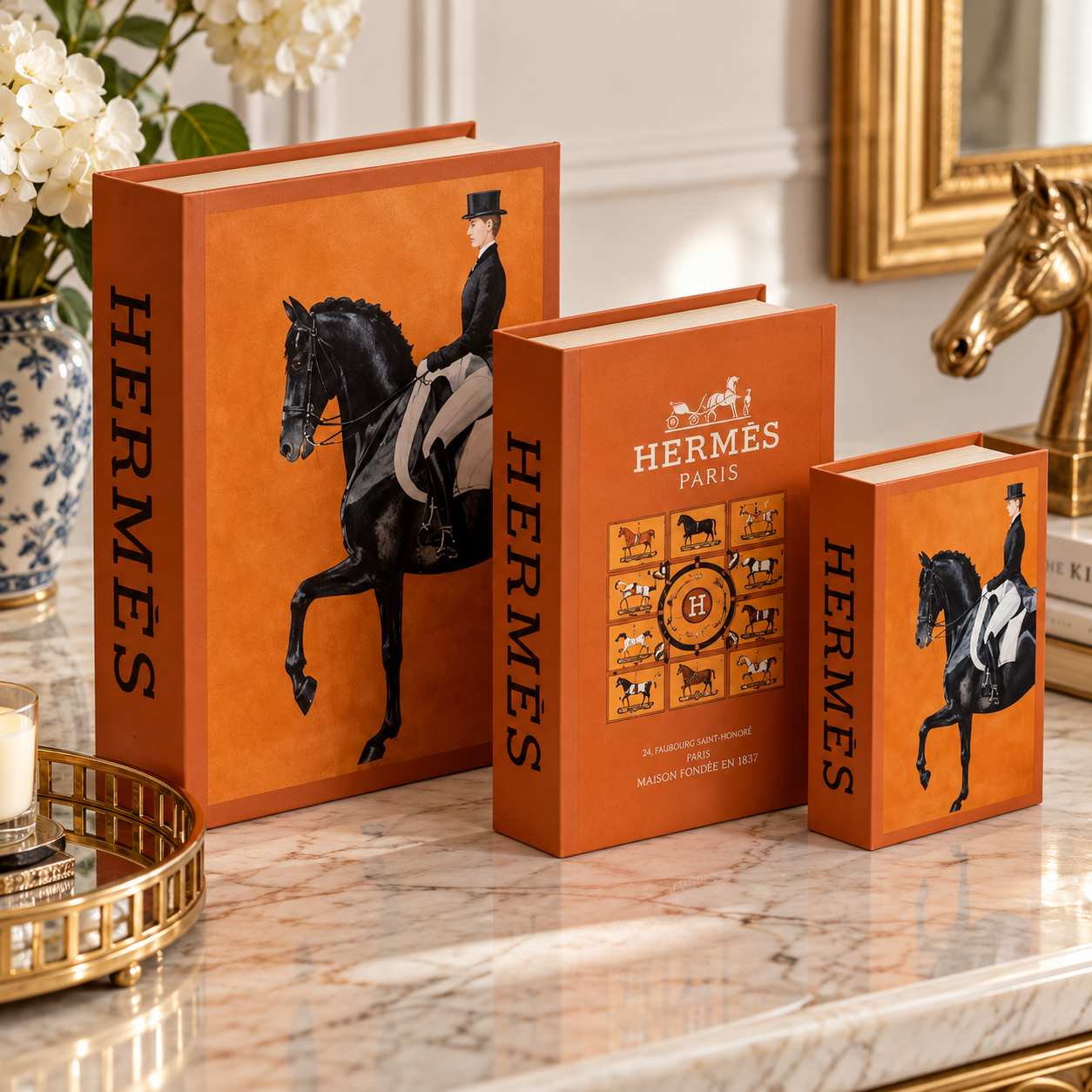 📚 EQUUS I — Historias que se Guardan | Set de 3 Libros Caja Decorativos