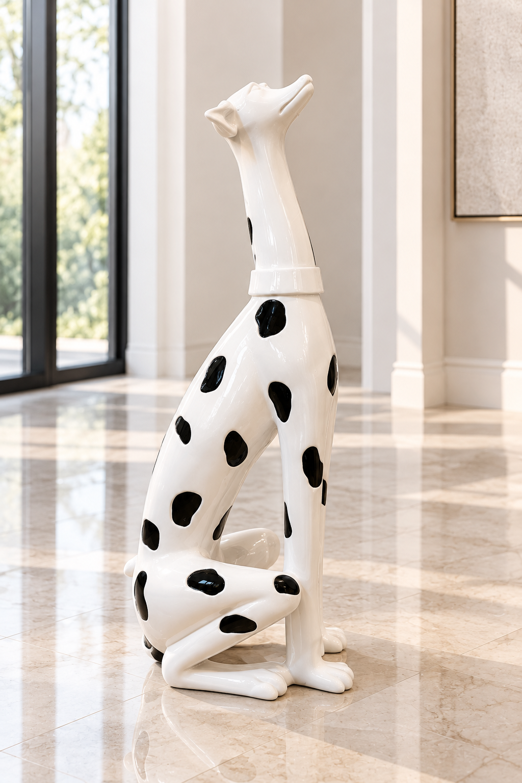 🐾 Galgo I — La Elegancia de la Calma | Escultura Decorativa