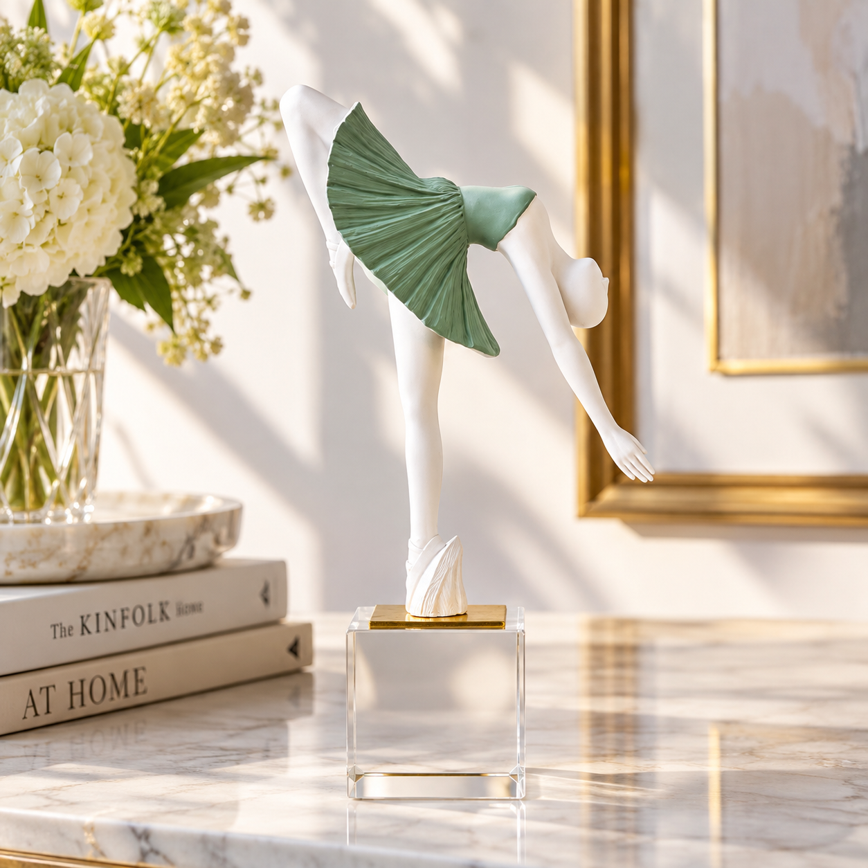 🩰 Confiar — Bailarina en Equilibrio | Escultura Figurativa