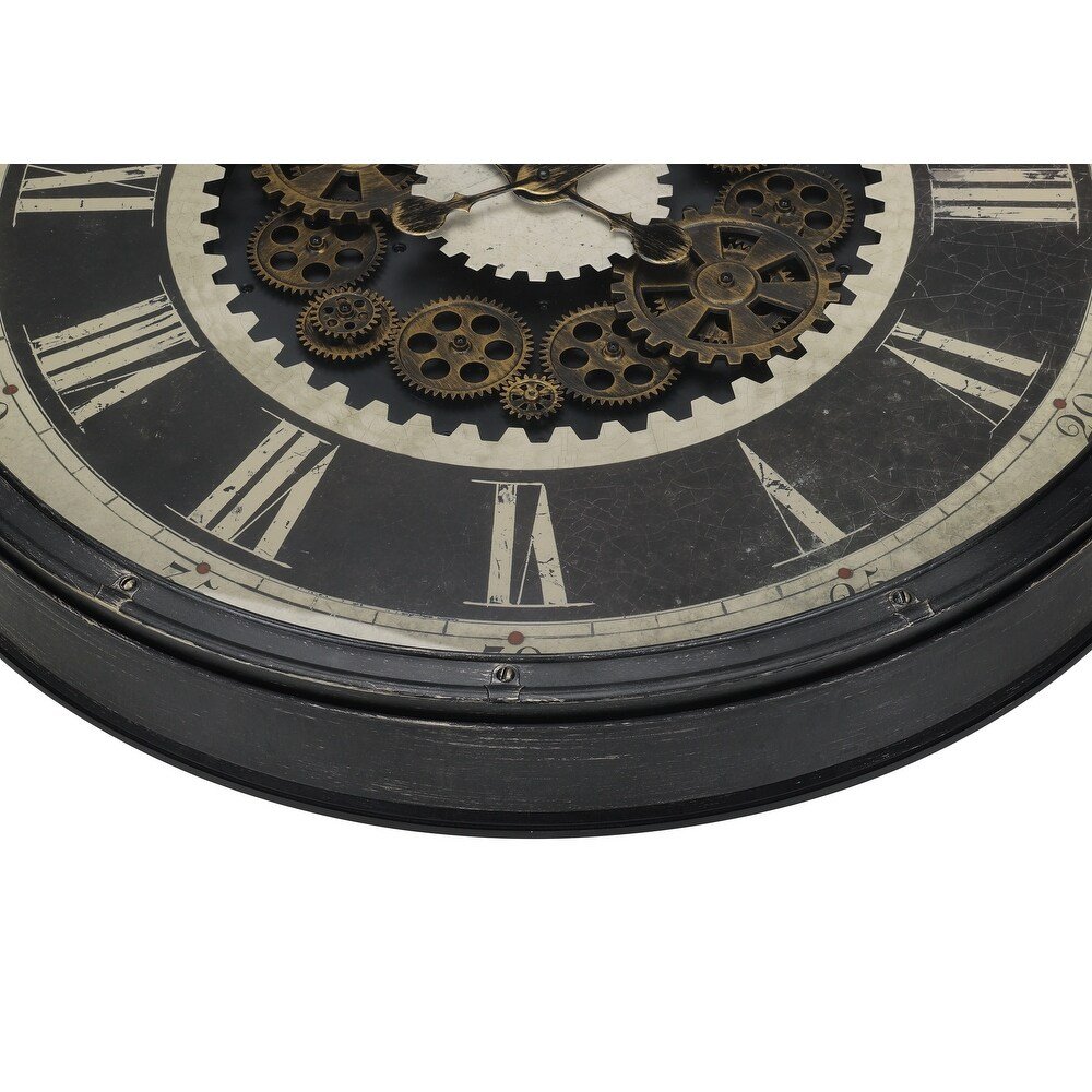 🕰️ Reloj de Pared Melbourne · Engranajes en Movimiento · 76 cm - Imagen 3