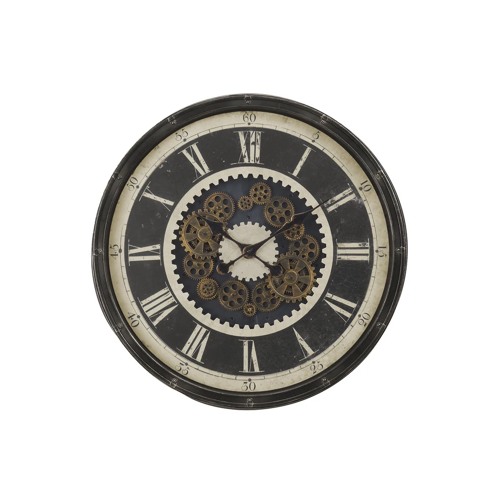 🕰️ Reloj de Pared Melbourne · Engranajes en Movimiento · 76 cm - Imagen 2