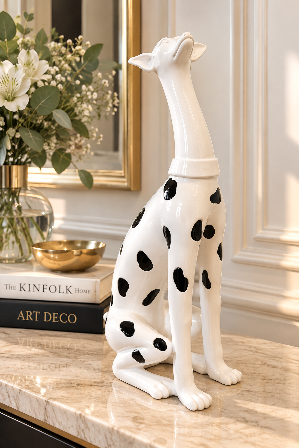🐾 Galgo I — La Elegancia de la Calma | Escultura Decorativa - Imagen 4