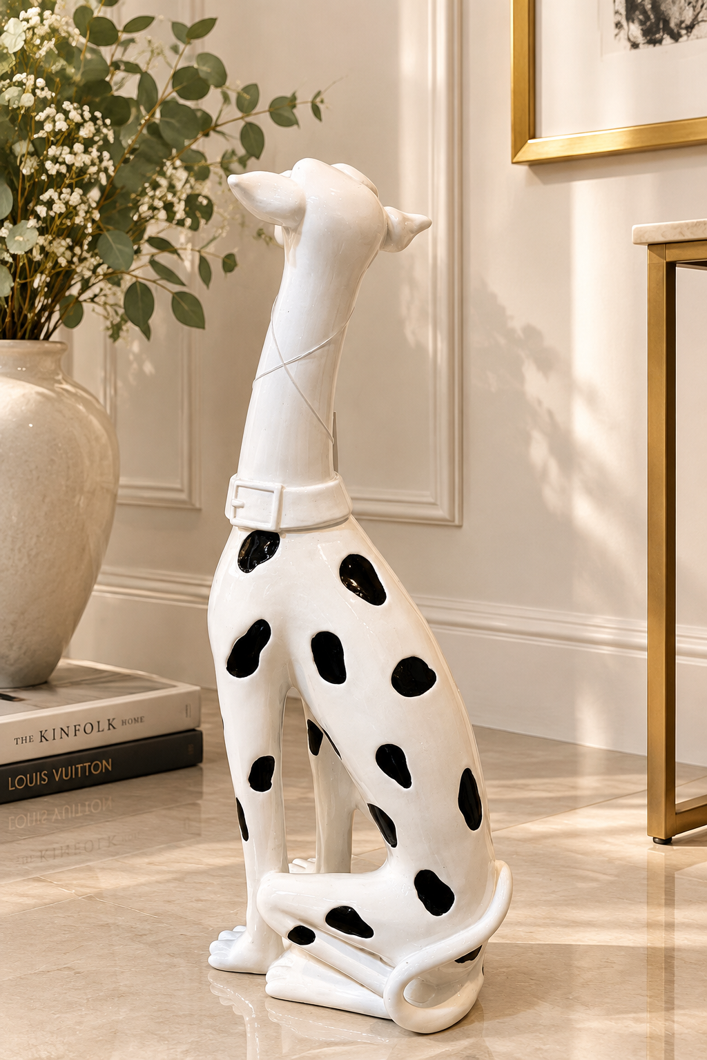 🐾 Galgo I — La Elegancia de la Calma | Escultura Decorativa - Imagen 3